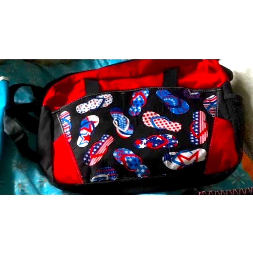 Beach Zip Tote Vacation Child/Adult tote bag - Flip Flops